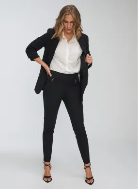 13733 Black Stitch Detail Pants