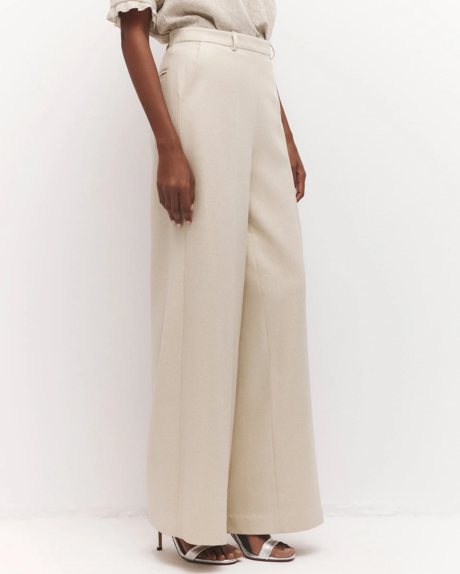 AMAPOLA | High rise wide pants