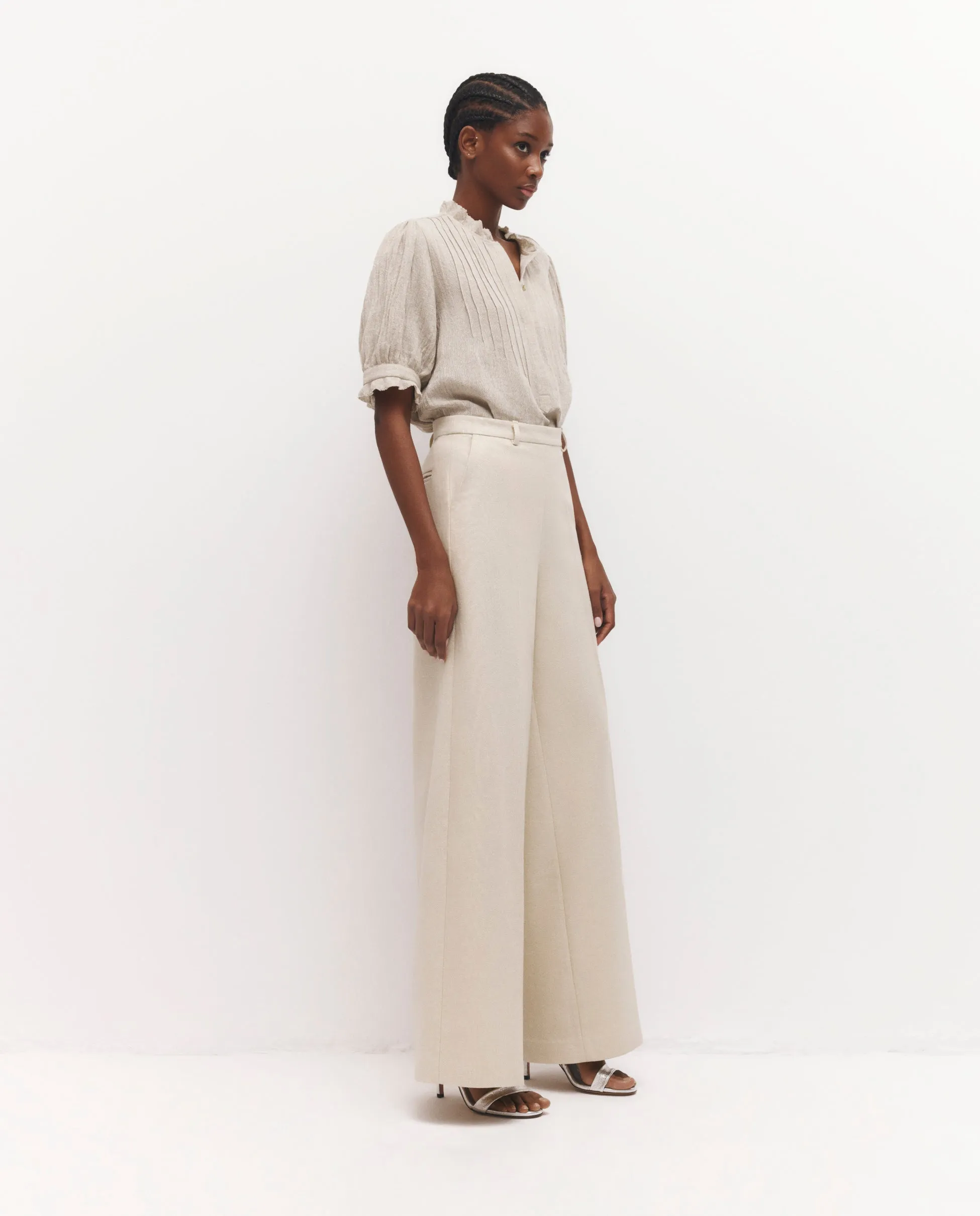 AMAPOLA | High rise wide pants