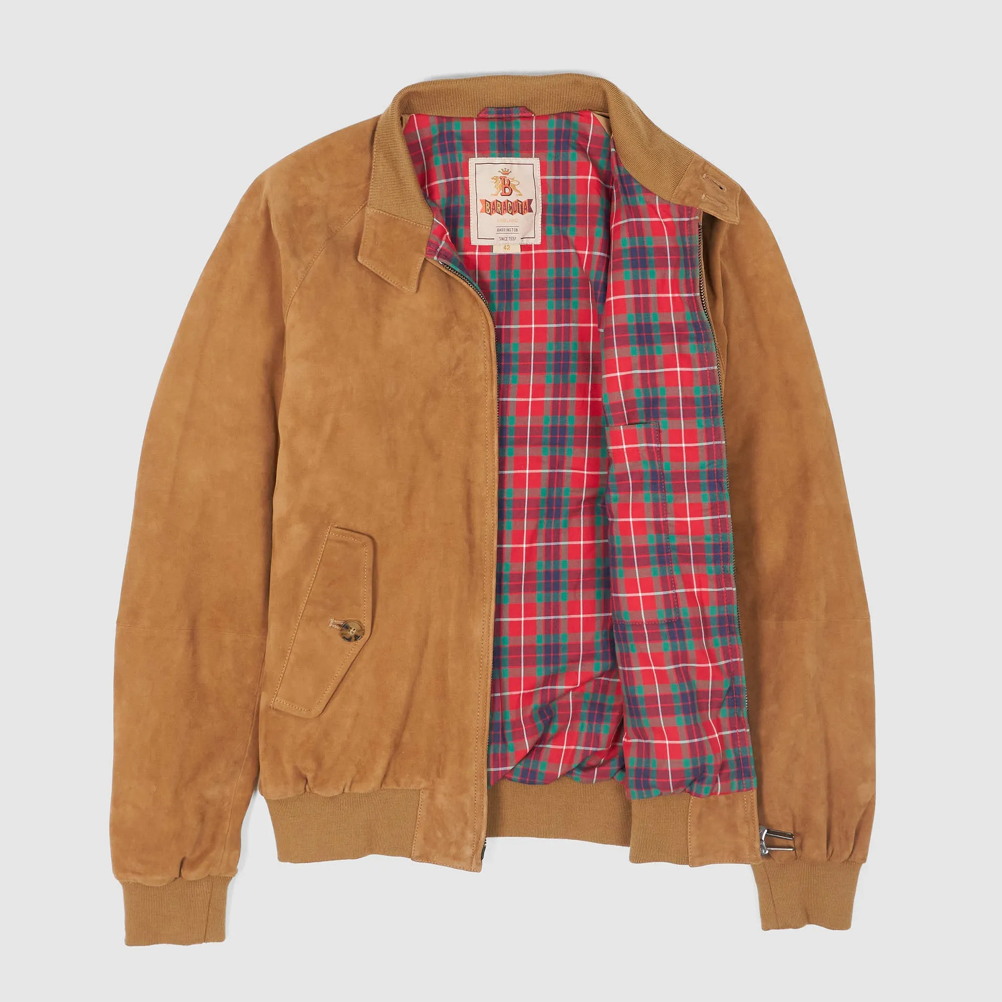 Baracuta G9 Suede Leather Jacket