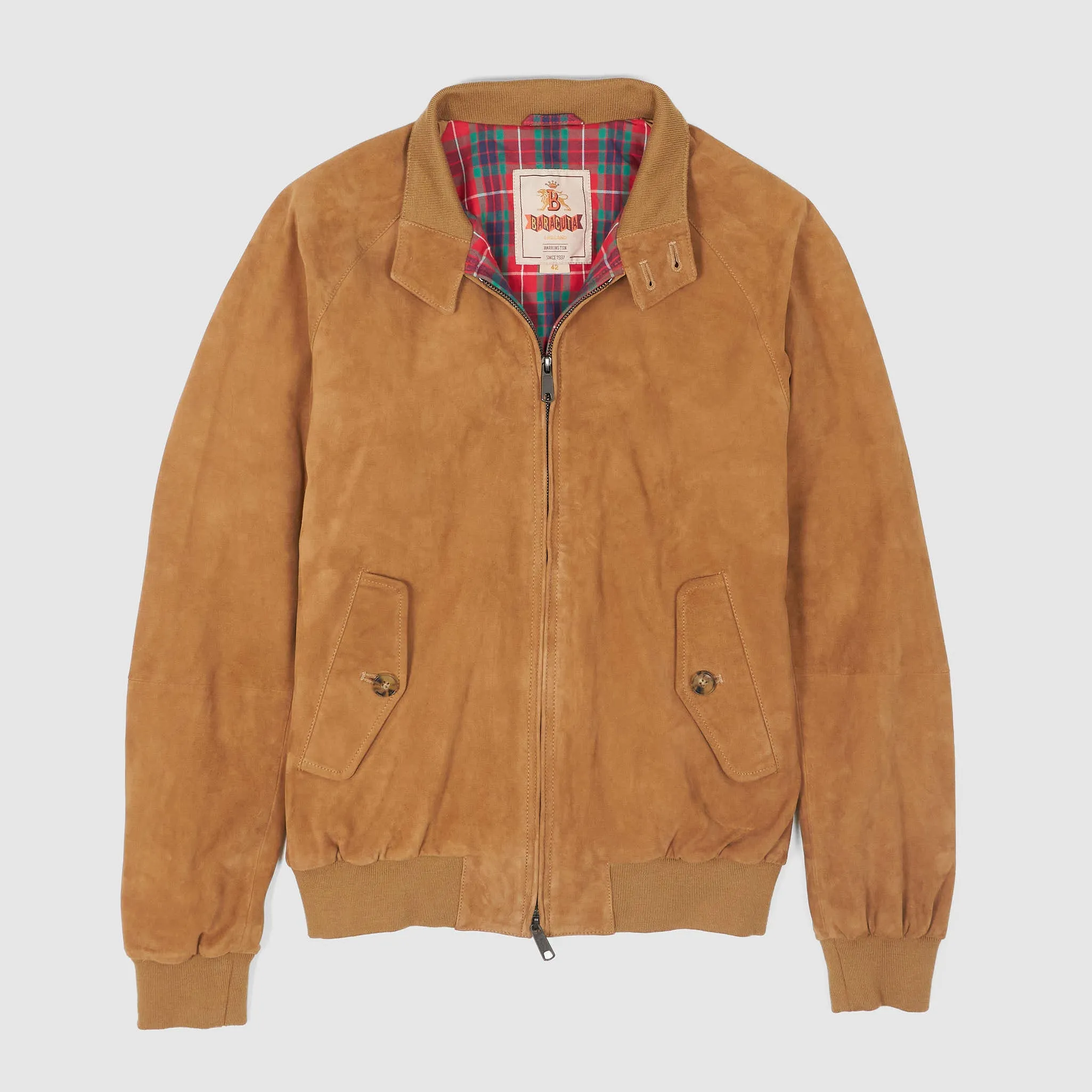 Baracuta G9 Suede Leather Jacket