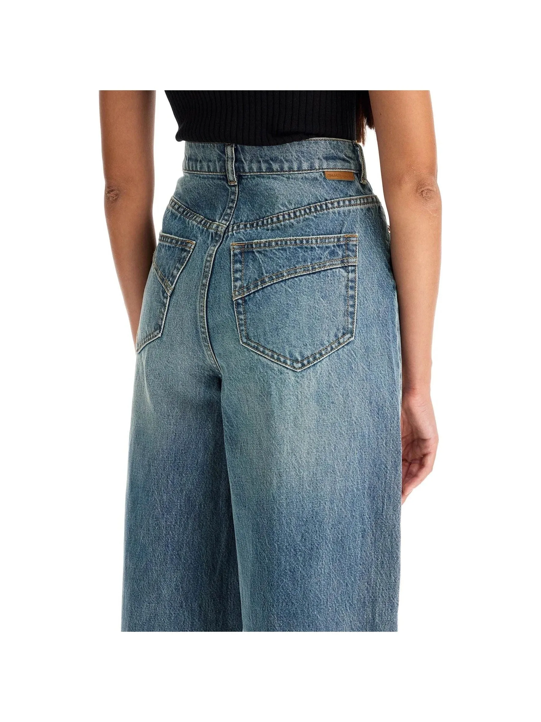 Barrel Jeans Denim Trousers