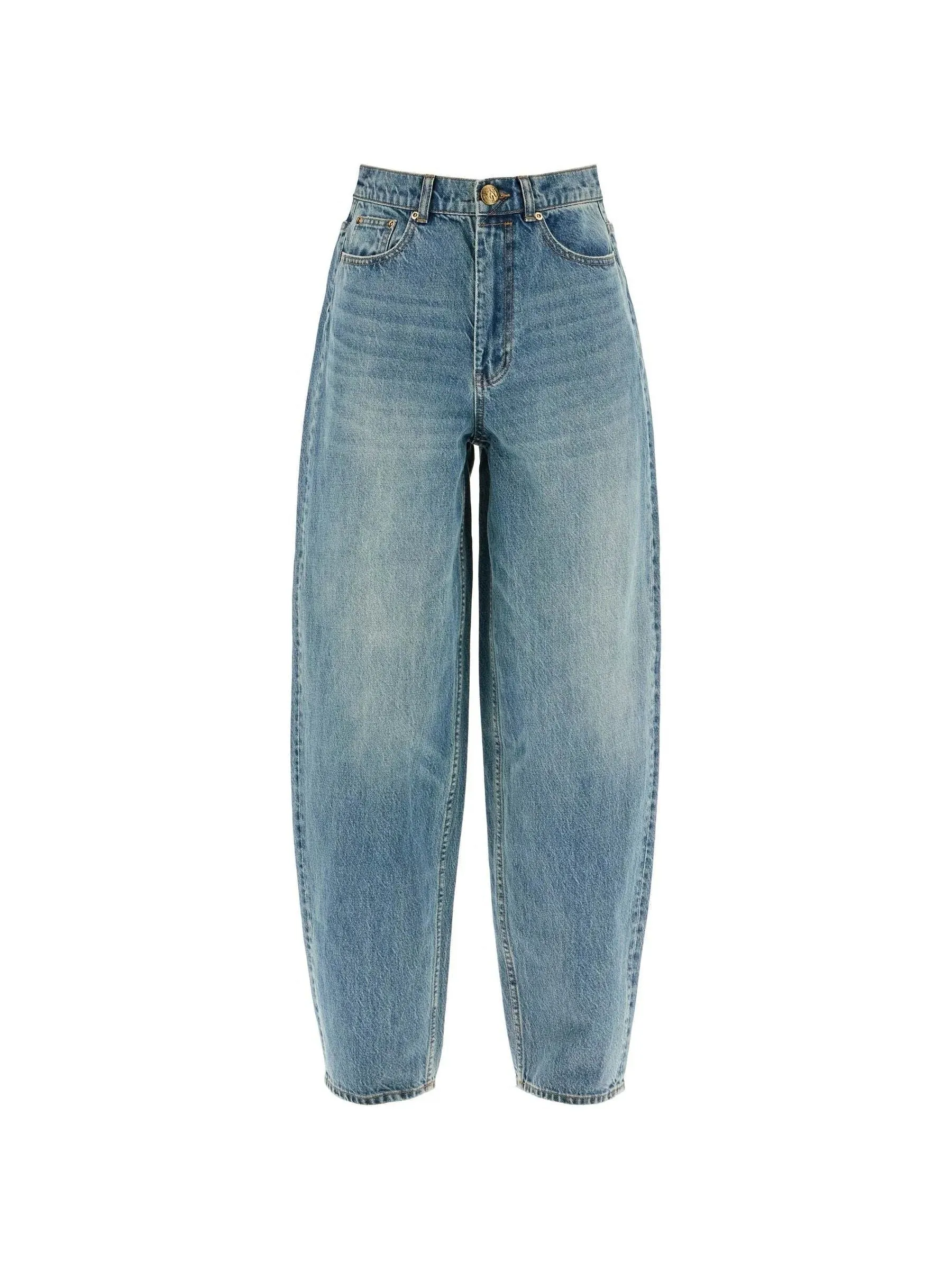 Barrel Jeans Denim Trousers