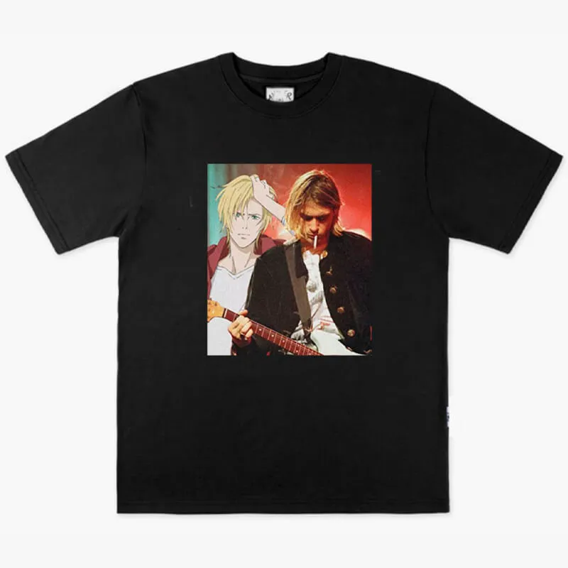 benpaolv Anime Aesthetic Kurt Kobain T-Shirt Nirvana