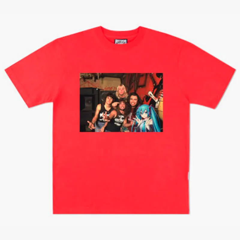 benpaolv Animecore Thrash Metal Band and Anime Girl T-Shirt