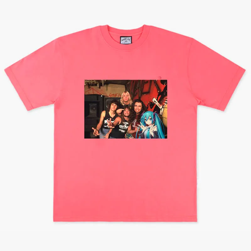 benpaolv Animecore Thrash Metal Band and Anime Girl T-Shirt