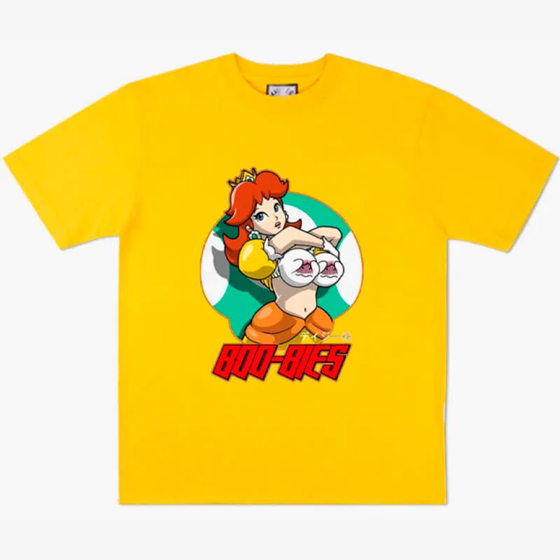 benpaolv Arcade Kid Gamer Aesthetic T-Shirt Boo-Bies Princess Daisy