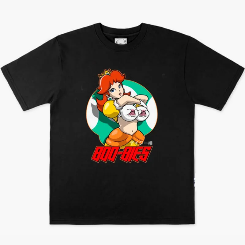benpaolv Arcade Kid Gamer Aesthetic T-Shirt Boo-Bies Princess Daisy