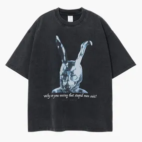 benpaolv Donnie Darko Rabbit T-Shirt Gloomy Aesthetic Fashion