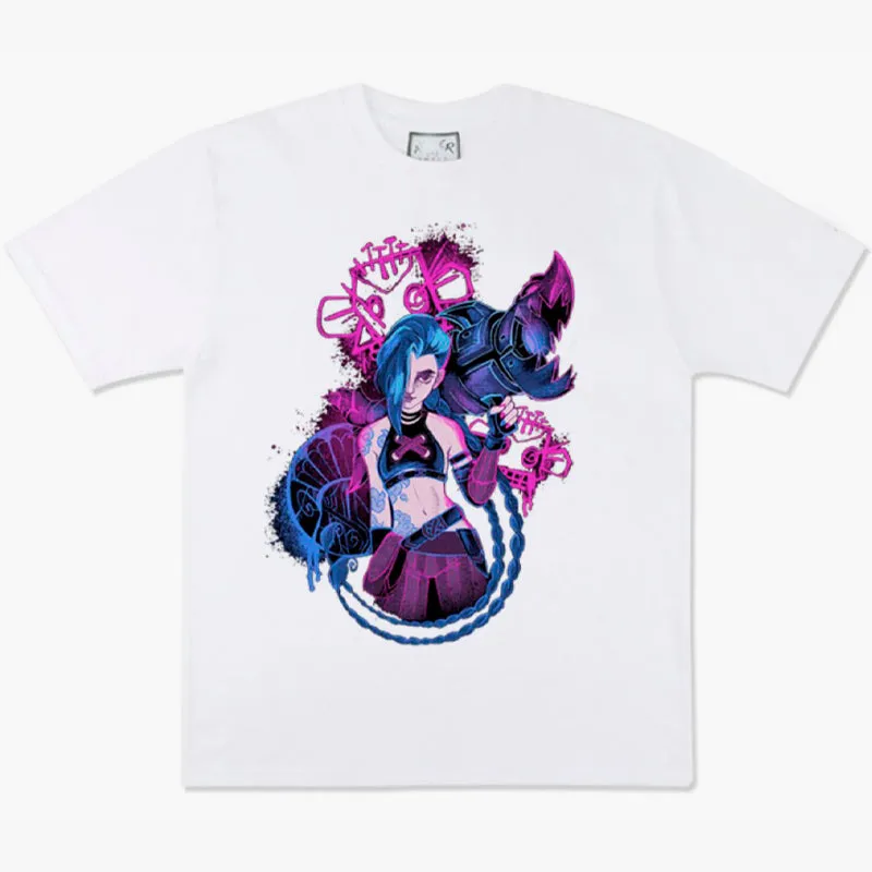 benpaolv Gamer Girl Aesthetic Jinx T-Shirt League of Legends