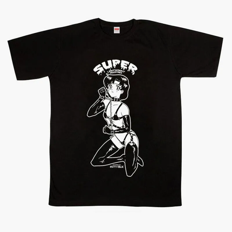benpaolv HVY BLK Sailor Mercury Horny Cat T-Shirt Hot Animecore