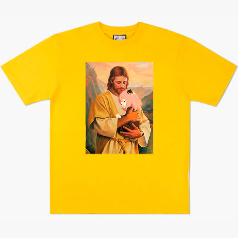benpaolv Jesus Hugs Ania Forger Anime Aesthetic T-Shirt