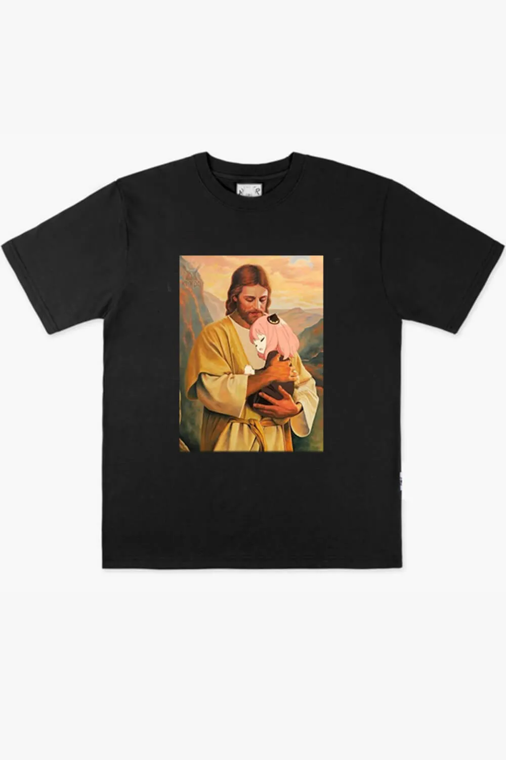 benpaolv Jesus Hugs Ania Forger Anime Aesthetic T-Shirt