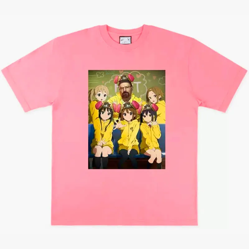 benpaolv Walter White and K-On Girls Anime T-Shirt Breaking Bad