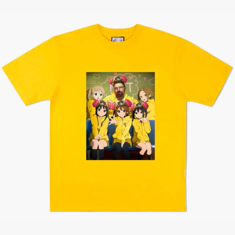 benpaolv Walter White and K-On Girls Anime T-Shirt Breaking Bad