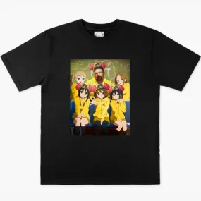benpaolv Walter White and K-On Girls Anime T-Shirt Breaking Bad