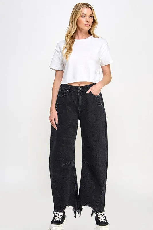Black HR Horseshoe Jeans