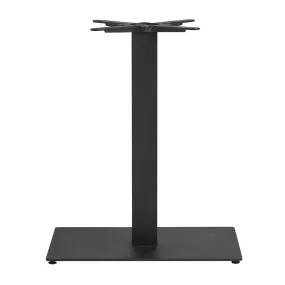Boston Sleek Base - Black Small Rect - Dining