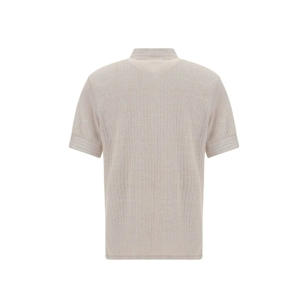 Brunello Cucinelli Linen Polo Shirt