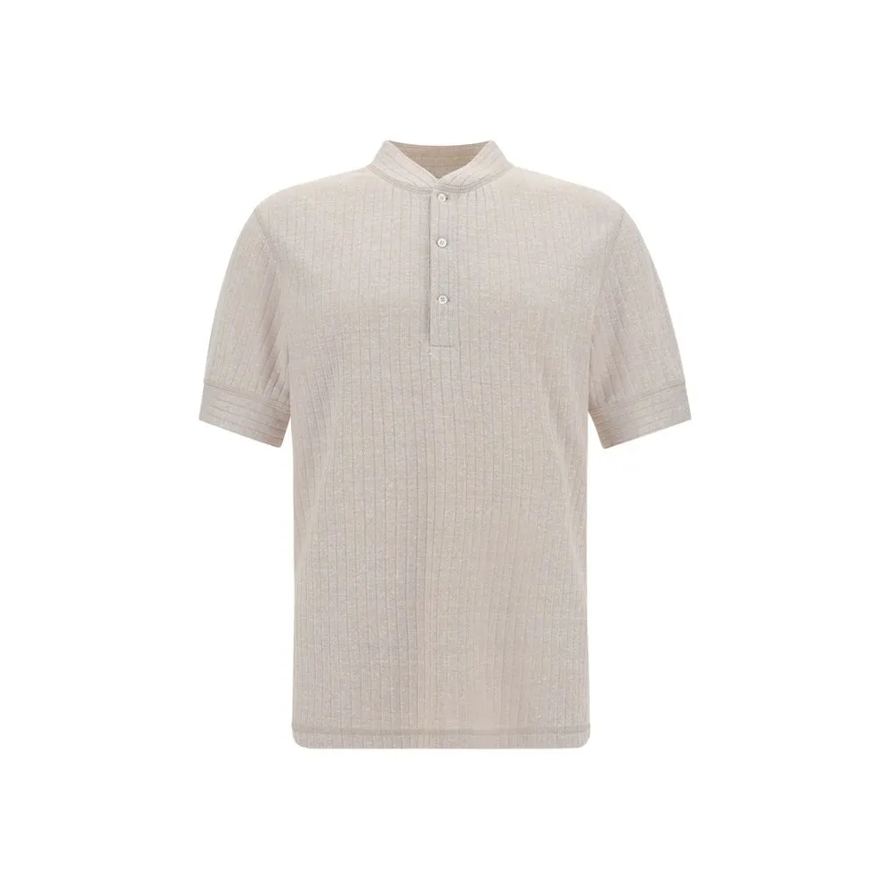 Brunello Cucinelli Linen Polo Shirt