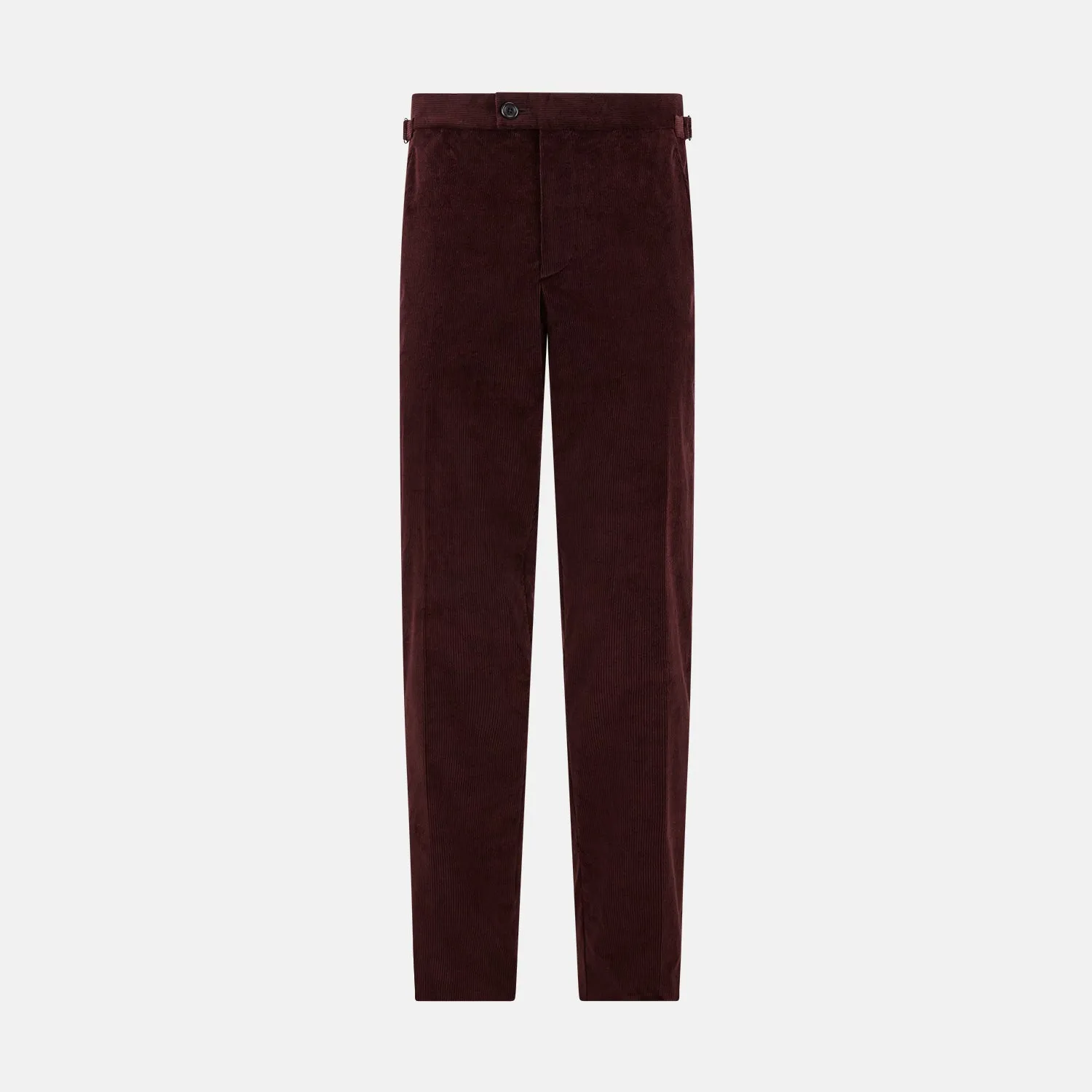 Burgundy Corduroy Henry Trousers