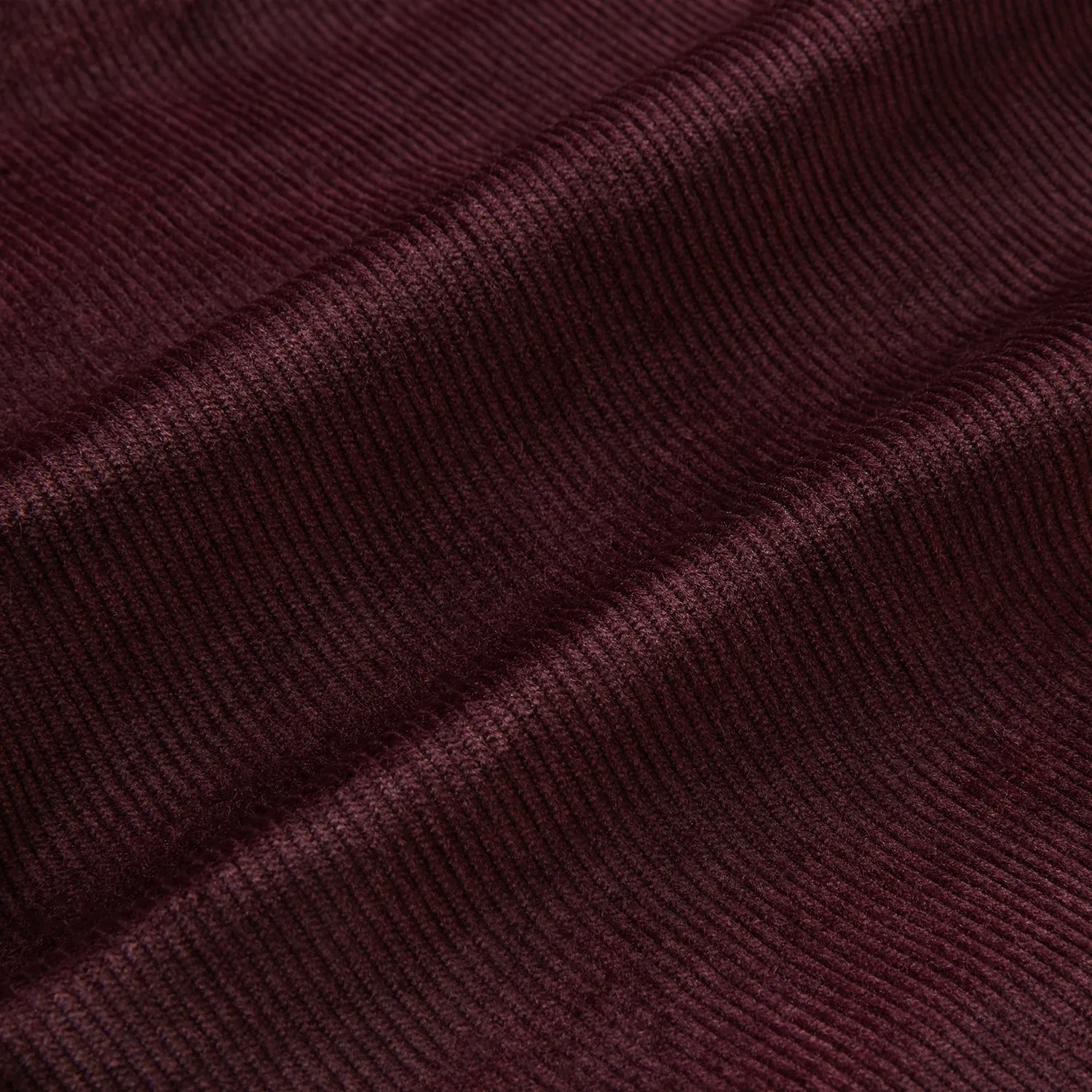 Burgundy Corduroy Henry Trousers