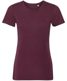 Burgundy - Women's pure organic tee