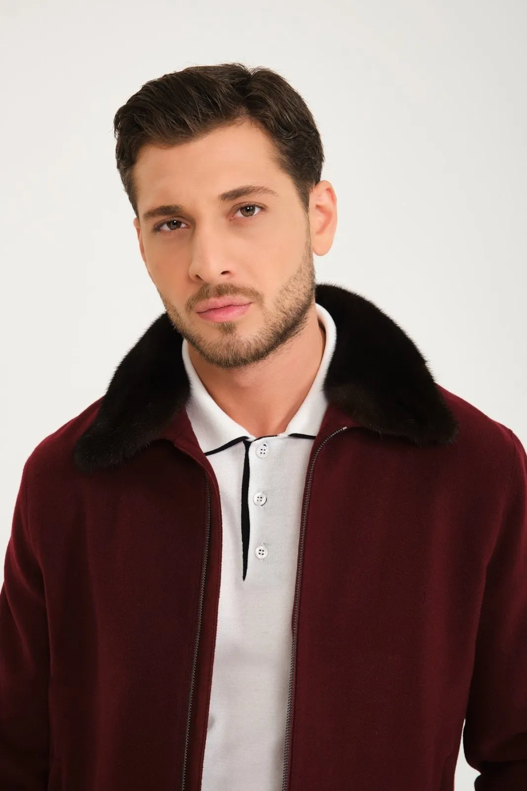 Burgundy Wool Jacket