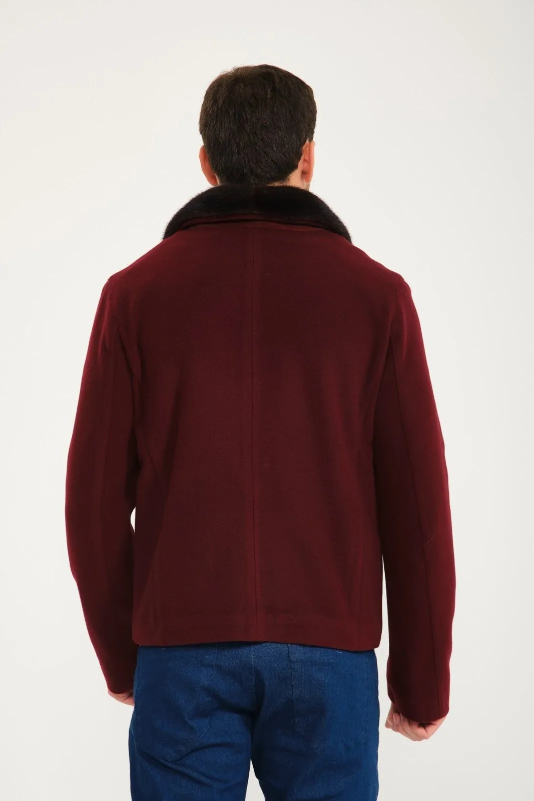 Burgundy Wool Jacket