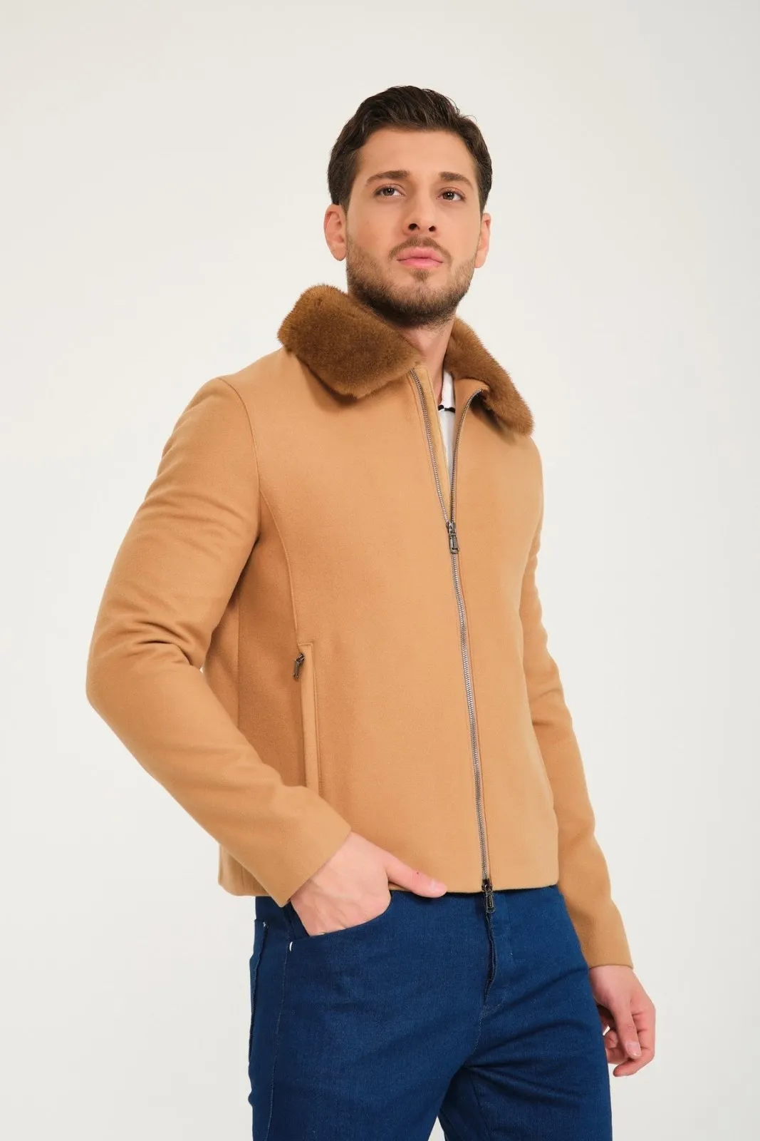 Camel Wool Jacket