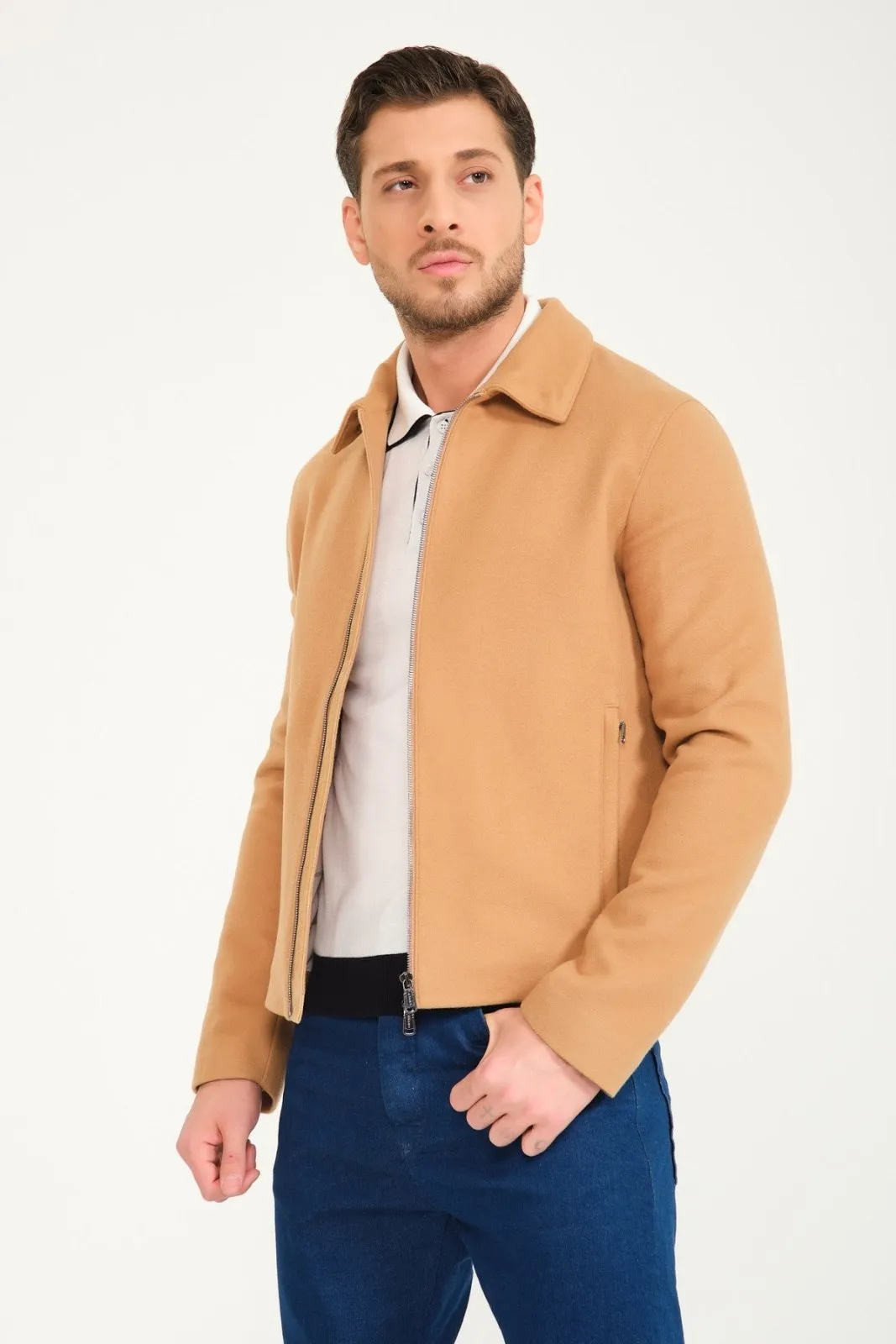 Camel Wool Jacket