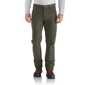CARHARTT RUGGED FLEX RIGBY RELAXED FIT CANVAS 5-POCKET WORK PANT