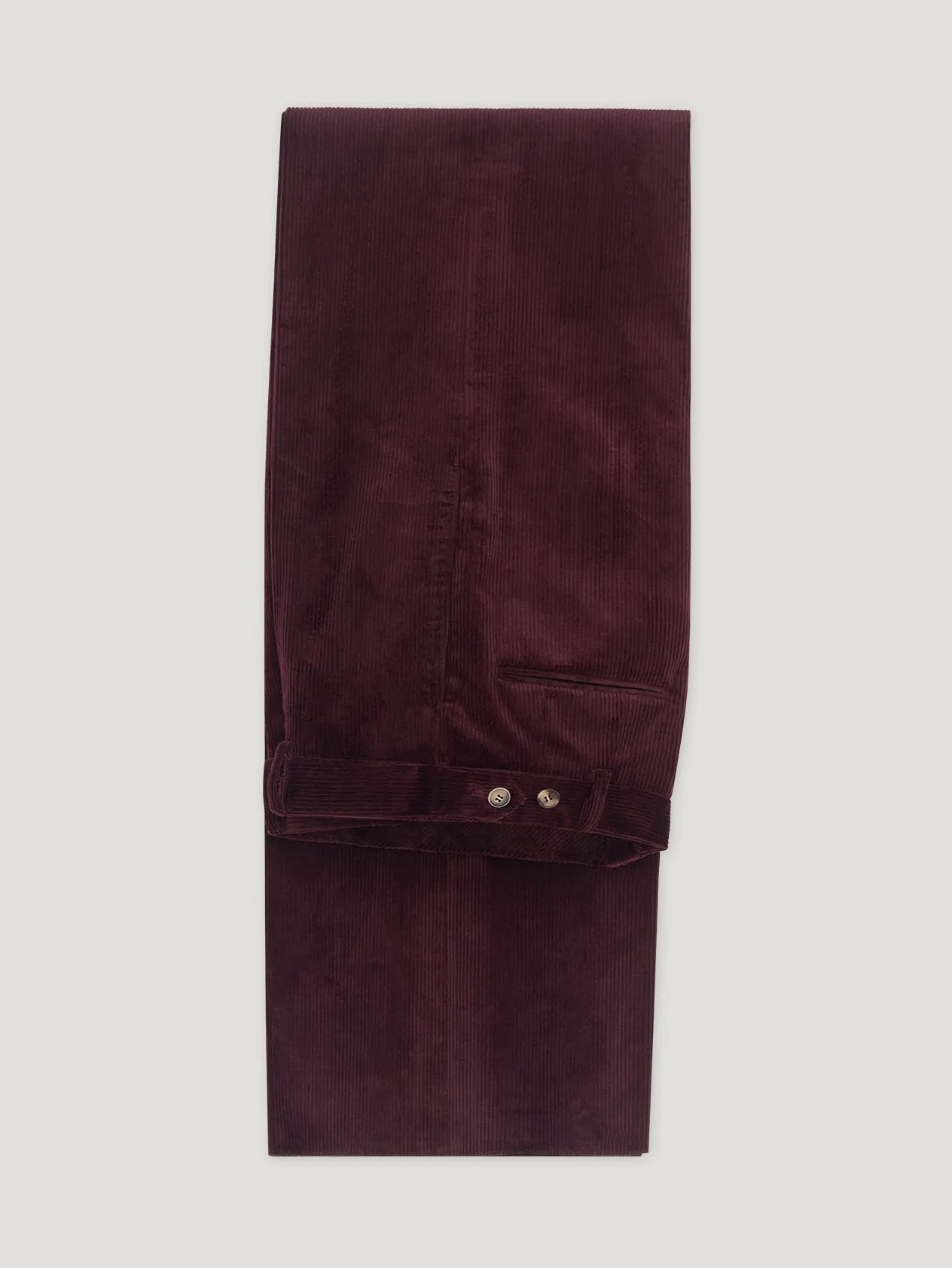 Deep Claret Slouchy Trousers