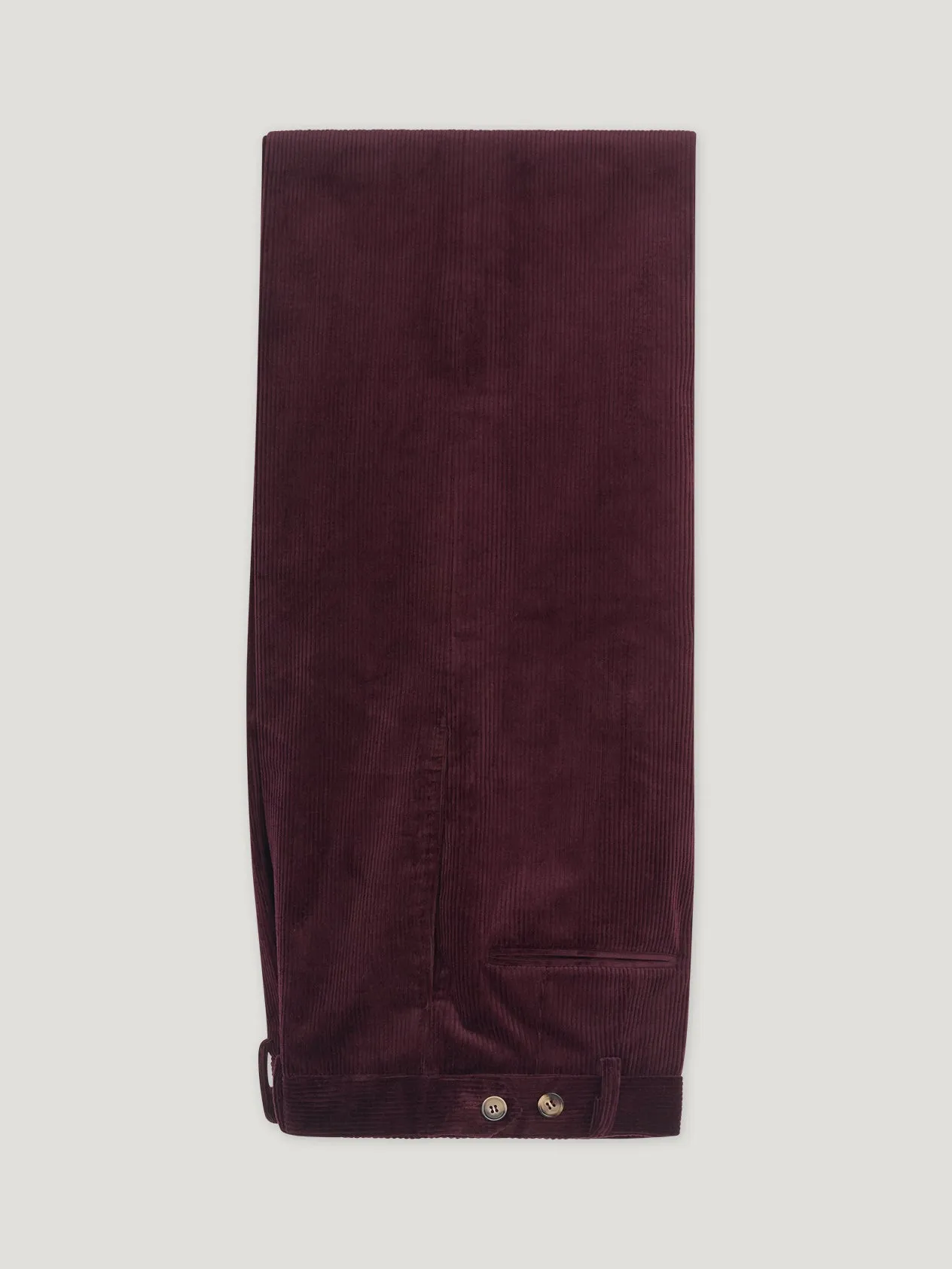 Deep Claret Slouchy Trousers