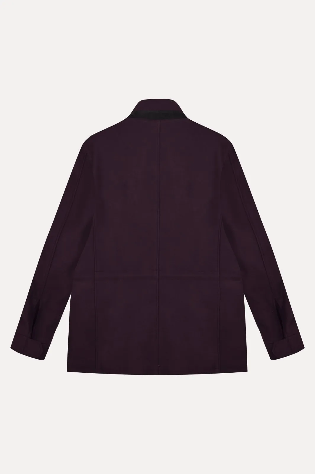 Deep Plum Wool Jacket