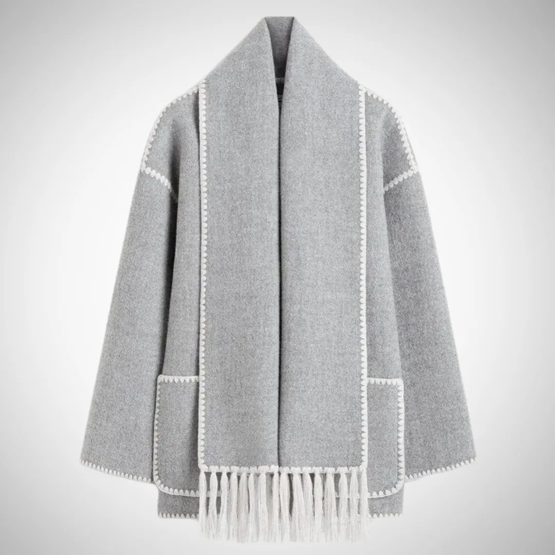 Denia Casual Scarf Coat