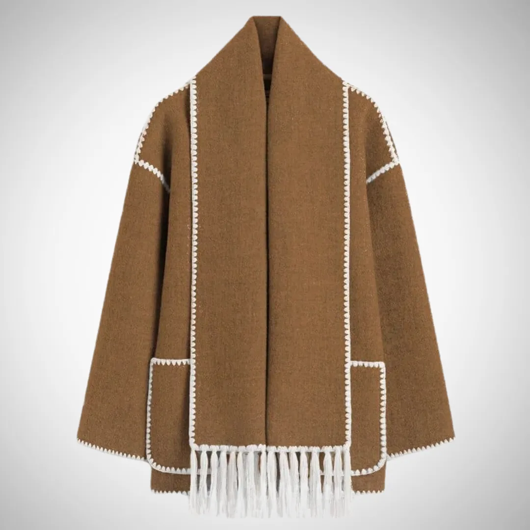 Denia Casual Scarf Coat