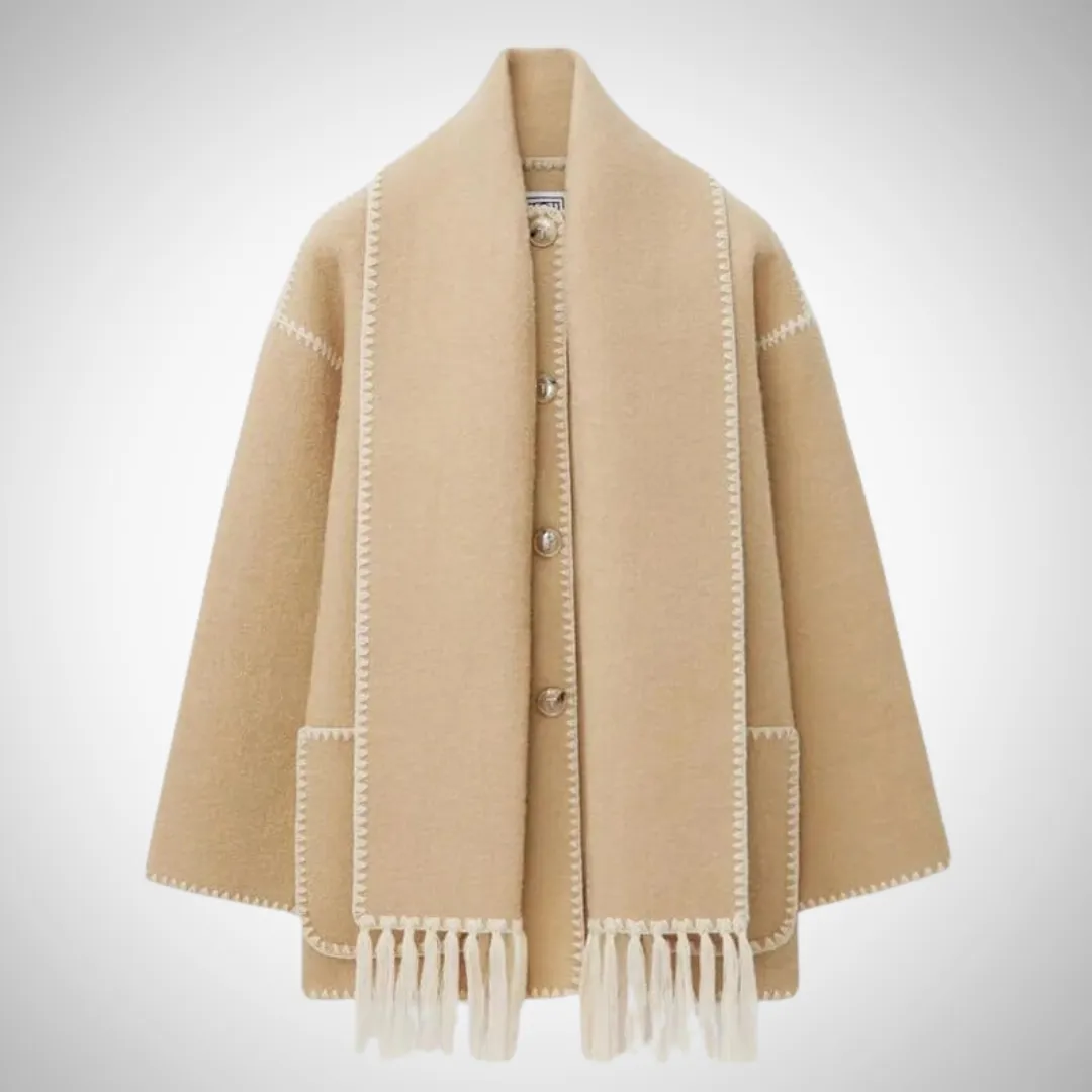 Denia Casual Scarf Coat