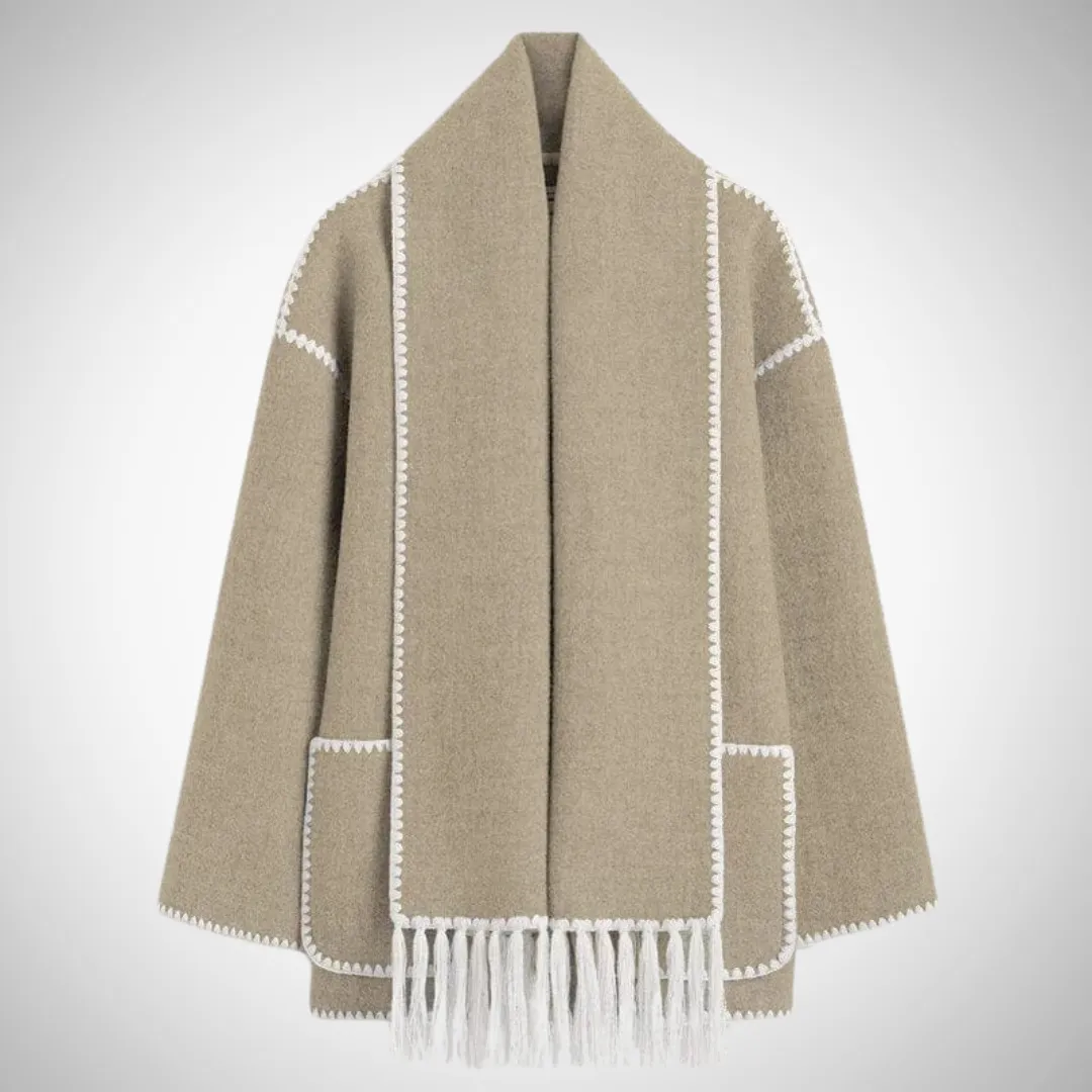 Denia Casual Scarf Coat