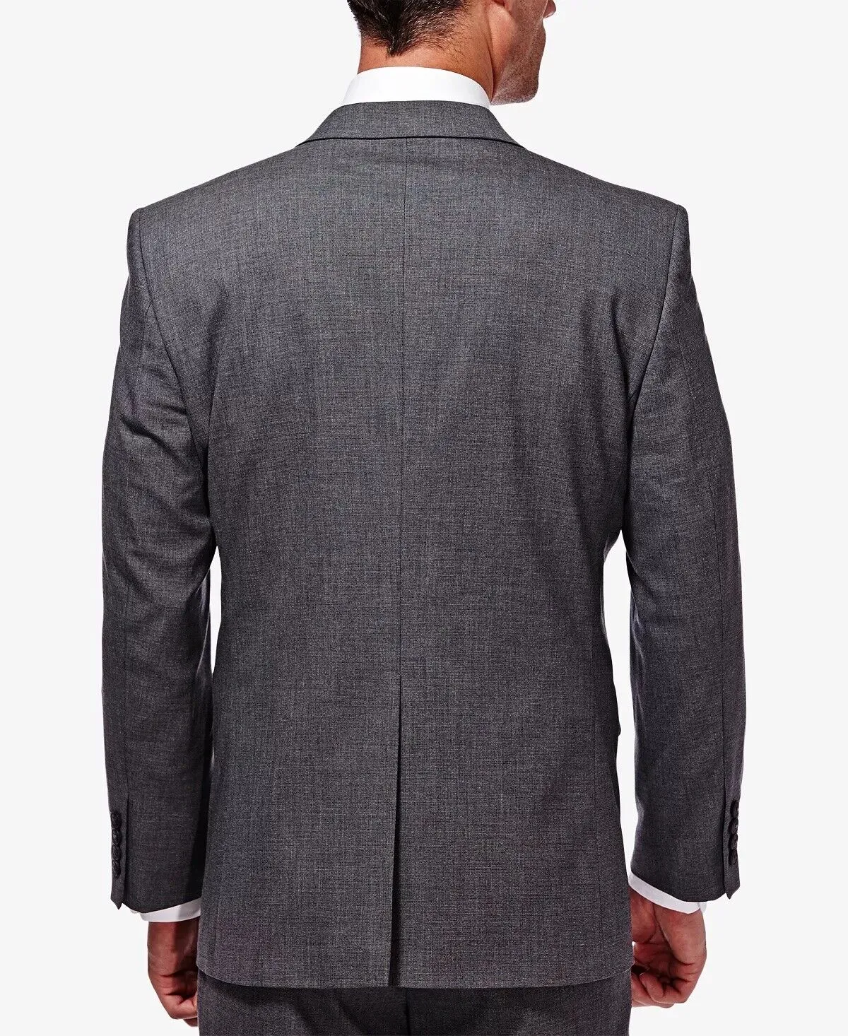 Haggar Mens Classic fit Suit Jacket Blazer 40 S Grey Solid