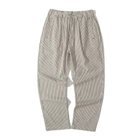 Incense Harbour Tuck Pants - 2mm Brown Stripe