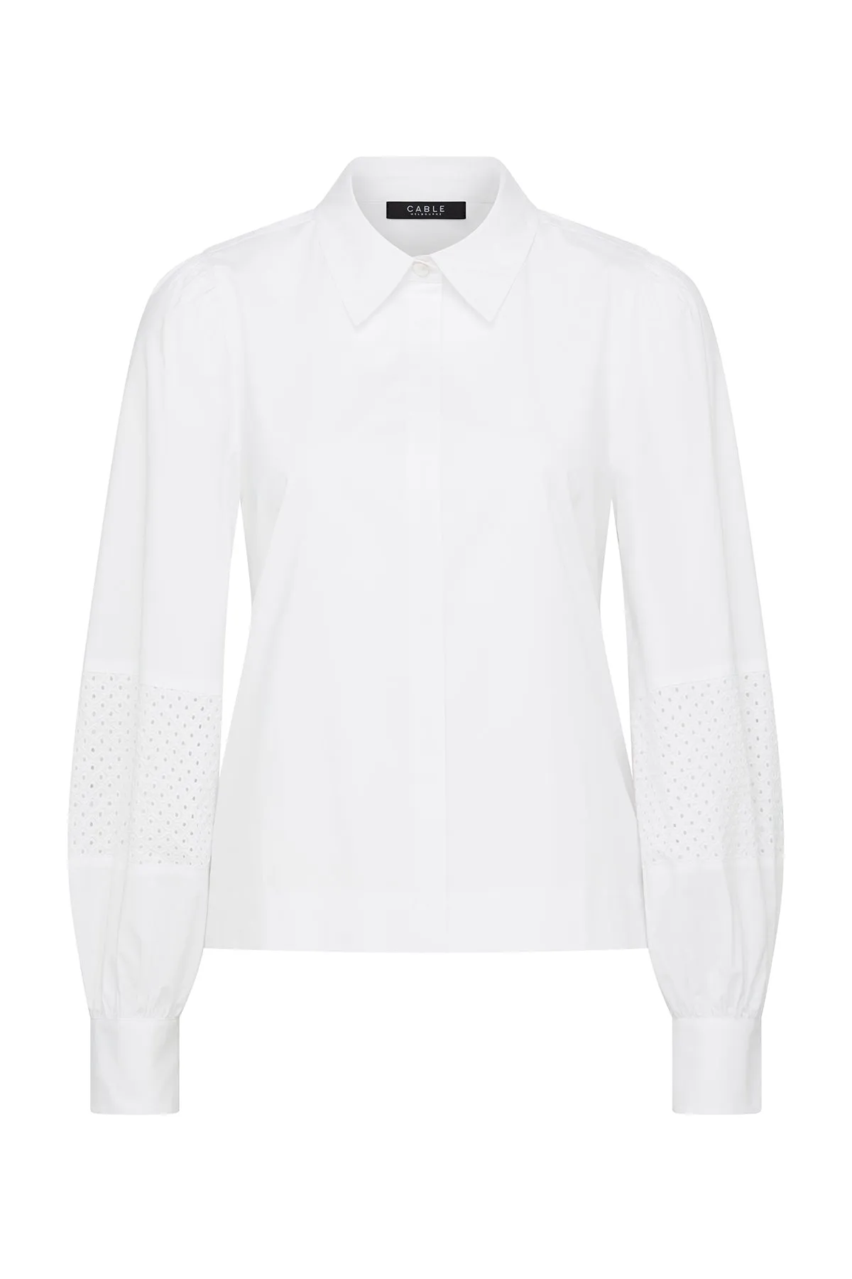 Isobel Embroidered Shirt - White