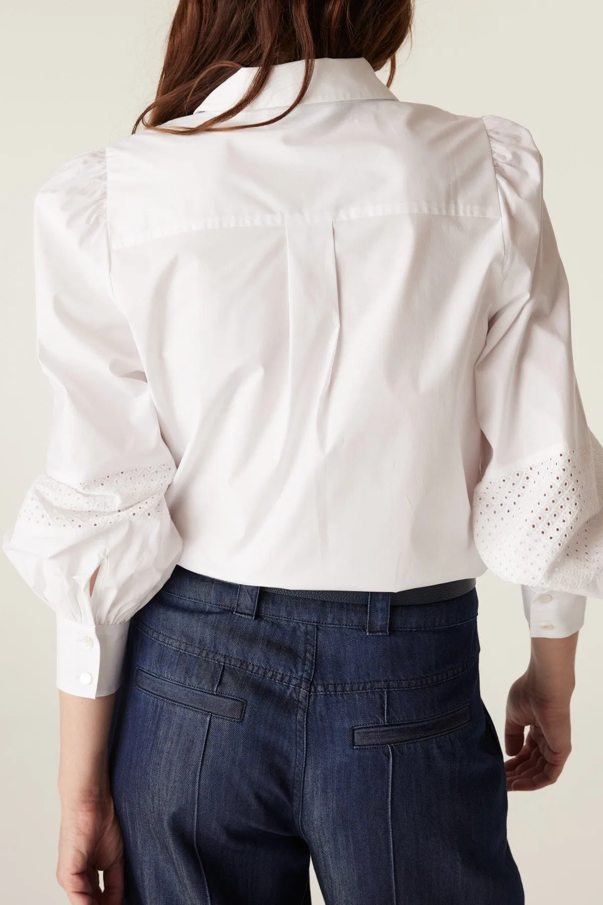 Isobel Embroidered Shirt - White