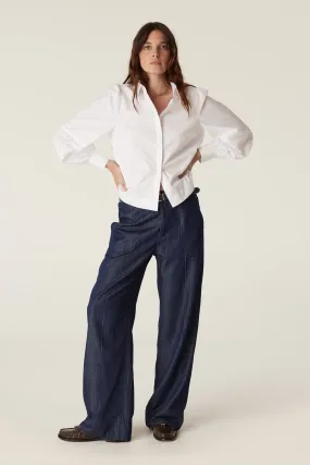 Isobel Embroidered Shirt - White