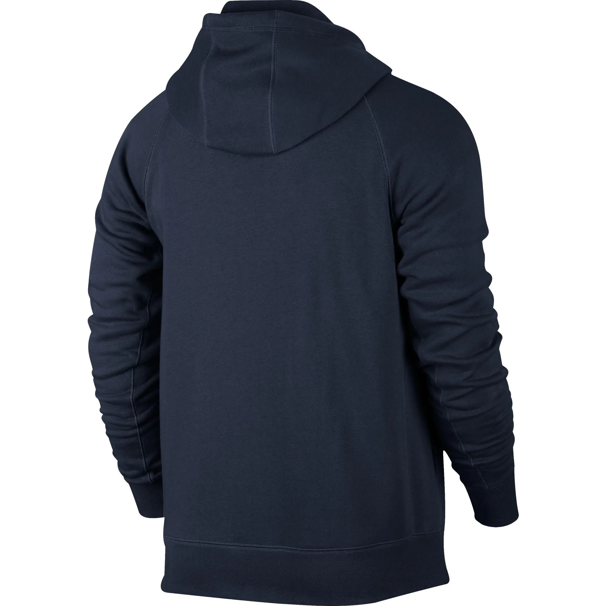 Jordan Flight Fleece Men's Full Zip Hoodie Obsidian Blue/White