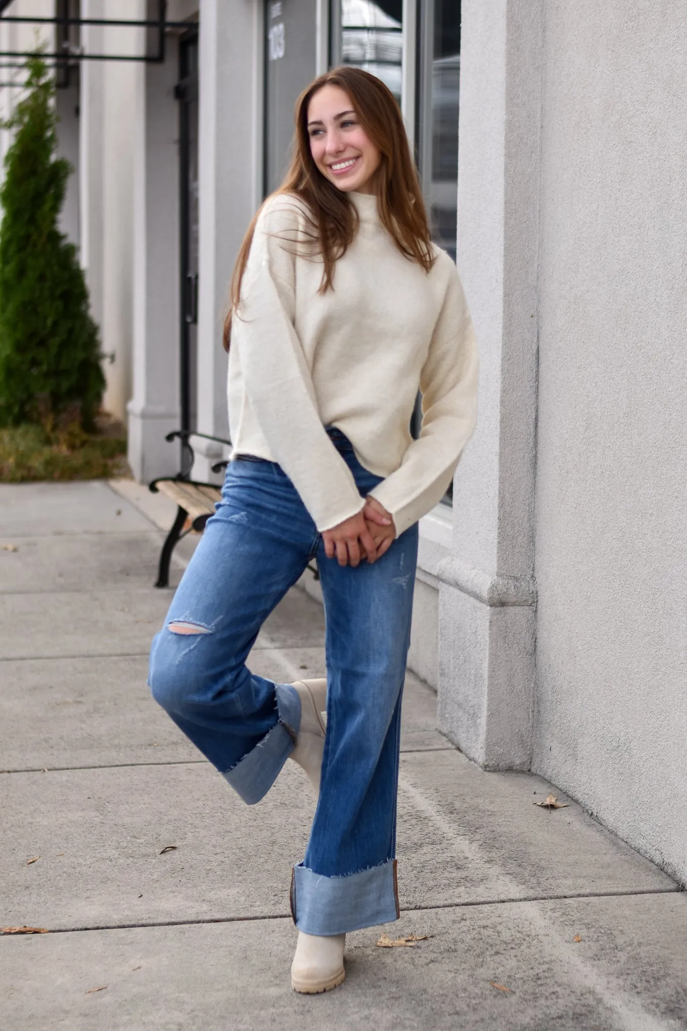 Judy Blue Retro Wide Leg w/ Cuff