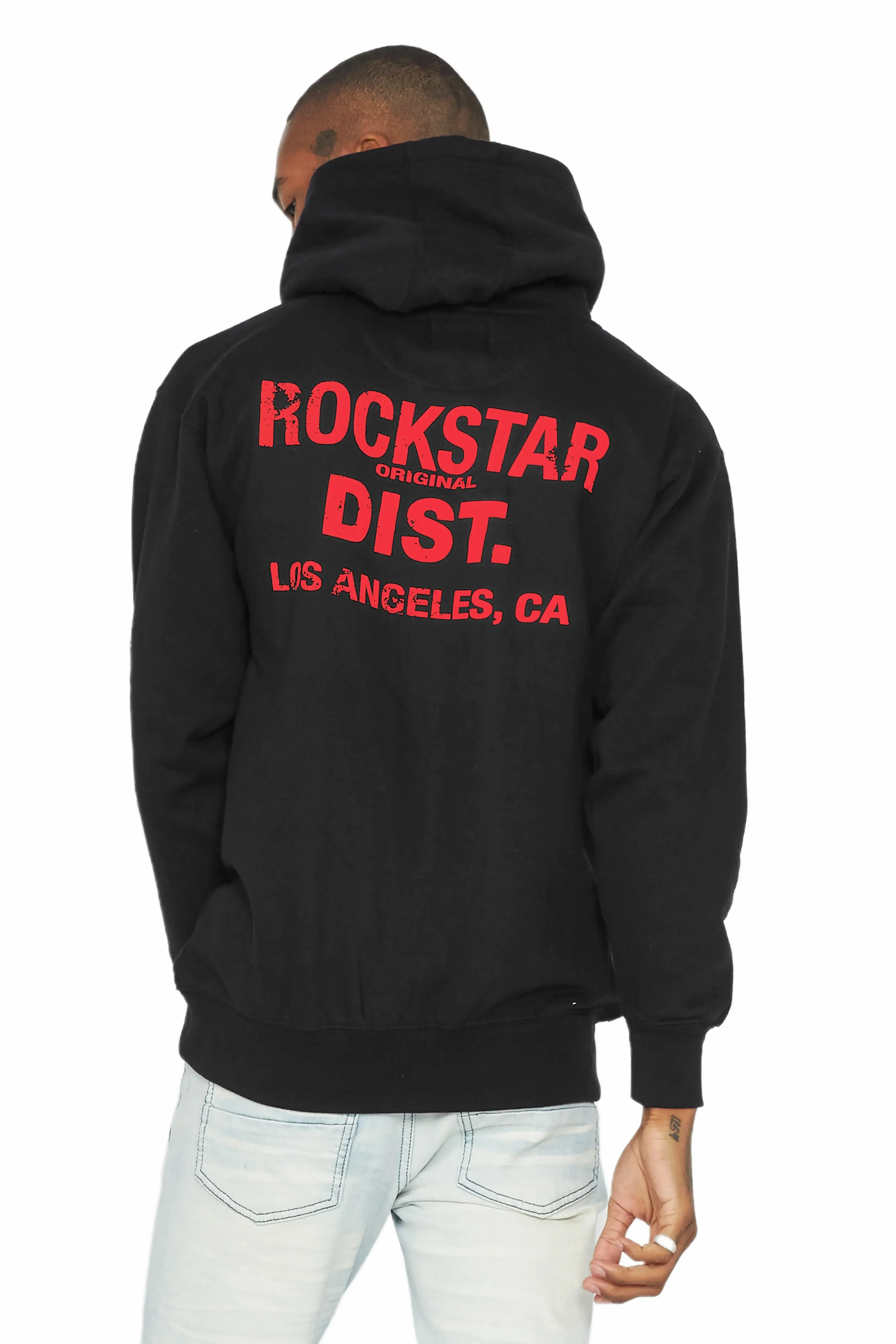 Lake Black/Red Graphic Hoodie