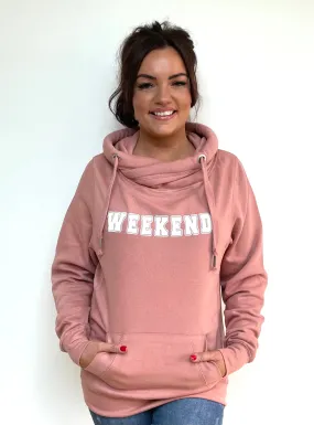 Luxury Cowl Neck Weekend Hoodie - Sugar Poppy