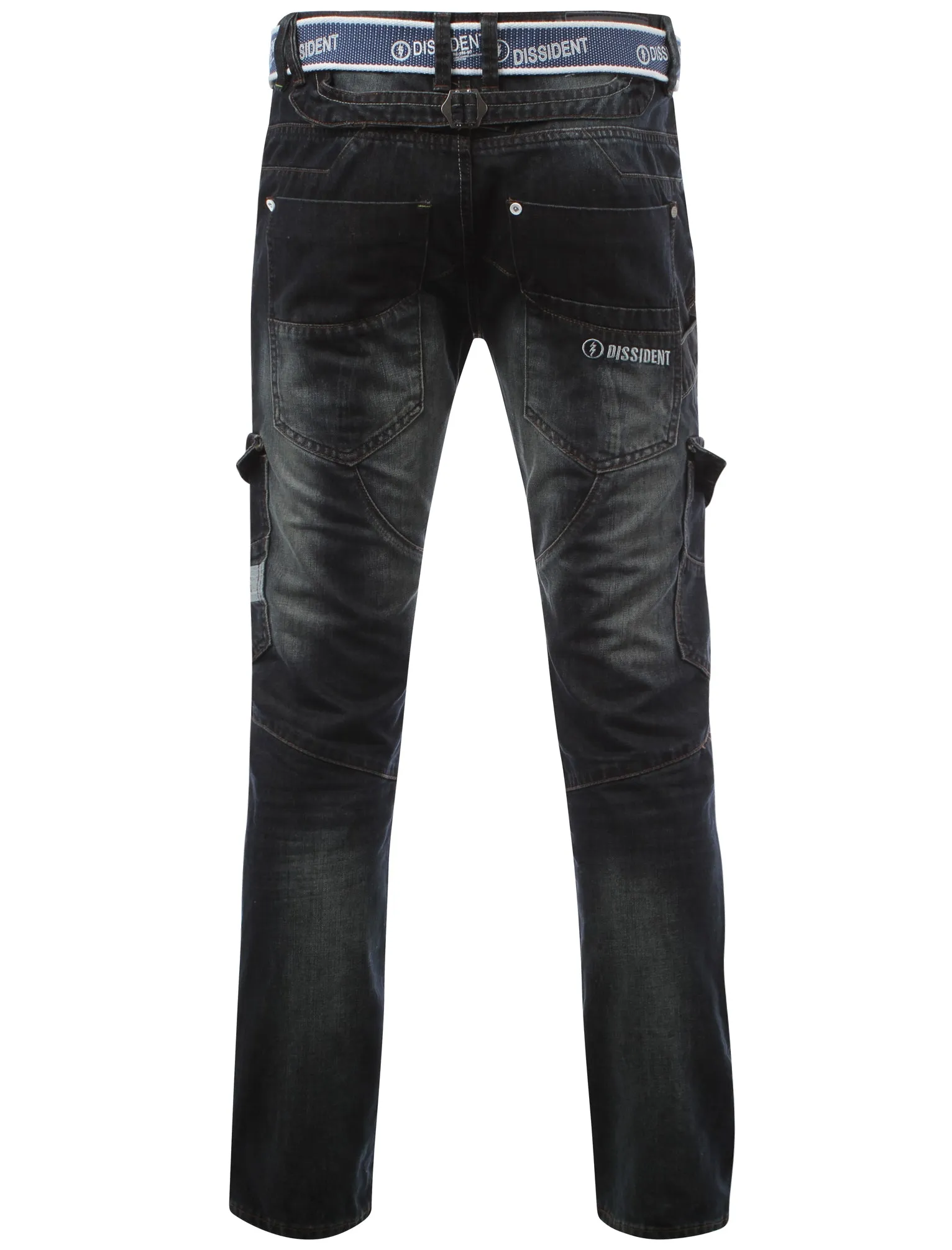 Men's Dissident Fenway Straight Leg Jeans and Belt