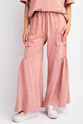 Mineral Wash Terry Pants